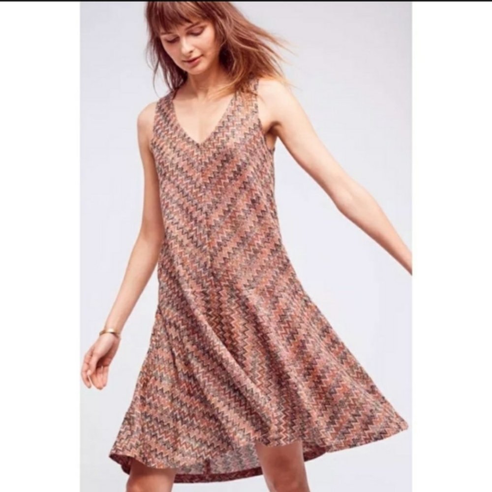 NWT Small Petite Anthropologie Maeve Westwater Knit Dress Petitie